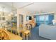 Cozy living room with glass dining table and ocean view at 1304 N Ocean Blvd. # S-307, Myrtle Beach, SC 29577