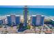 Beautiful aerial view of the condo complex with beach access and ocean views at 1304 N Ocean Blvd. # S-501, Myrtle Beach, SC 29577
