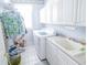 Functional laundry room with washer, dryer, and sink, perfect for chores at 1427 Mcmaster Dr., Myrtle Beach, SC 29575