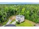 Aerial view of a home nestled among green trees in a beautiful community at 154 Harbor Oaks Dr., Myrtle Beach, SC 29588