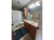 Bathroom vanity features storage, granite countertops and sink at 1851 Colony Dr. # 5M, Surfside Beach, SC 29575