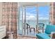 Balcony view with chairs overlooking the ocean at 2000 N Ocean Blvd. # 1206, Myrtle Beach, SC 29577