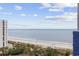 High-rise view of the sandy beach and ocean at 2001 S Ocean Blvd. # 920, Myrtle Beach, SC 29577