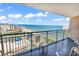 Balcony featuring ocean views and seating area at 205 74Th Ave. N # 1607, Myrtle Beach, SC 29577