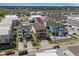 Aerial view of the property and surrounding homes and waterways at 221 N Waccamaw Dr., Murrells Inlet, SC 29576