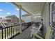 Balcony featuring comfortable seating with scenic views of the surrounding community at 221 N Waccamaw Dr., Murrells Inlet, SC 29576