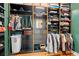 Walk-in closet with custom shelving and organization system for optimal storage at 221 Rivers Edge Dr., Conway, SC 29526
