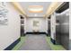 Elegant elevator lobby with modern elevators, stylish decor, and a clean, welcoming ambiance at 300 N Ocean Blvd. # 128, North Myrtle Beach, SC 29582