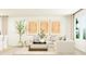 Cozy living room with plush seating, stylish decor, and large windows at 309 Warner Crossing Way, Loris, SC 29569