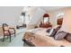 Bedroom with neutral walls, plush carpet, and a window seat overlooking the outdoors at 315 14Th Ave. N, Surfside Beach, SC 29575