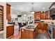Gourmet kitchen with granite countertops, stainless steel appliances and elegant lighting fixtures at 315 14Th Ave. N, Surfside Beach, SC 29575