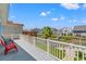 Spacious back deck overlooking canal offering serene outdoor living at 325 N 58Th Ave. N, North Myrtle Beach, SC 29582