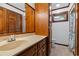 Stylish bathroom with a modern vanity, ample storage, and a convenient shower area at 3533 Lighthouse Way, Myrtle Beach, SC 29577