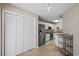 Bright kitchen with stainless steel appliances, tile floor, and white cabinets at 3835 Masters Ct. # 135, Myrtle Beach, SC 29577