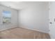 Bedroom featuring neutral carpet and one window allowing natural light at 4051 Mclamb Ave. # 4051, Little River, SC 29566