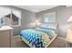 Comfortable bedroom featuring a cozy bed, and natural light at 609 Hillside Dr. S # D-17, North Myrtle Beach, SC 29582