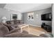 Relaxing living room with comfortable seating and bright lighting at 609 Hillside Dr. S # D-17, North Myrtle Beach, SC 29582