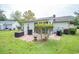 Charming backyard featuring a brick patio ideal for entertaining guests outdoors at 654 Blue Bird Ln., Murrells Inlet, SC 29576