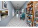 Inviting hallway with tile flooring and decor perfect for a warm welcome at 654 Blue Bird Ln., Murrells Inlet, SC 29576