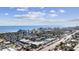 An aerial view shows the complex with ocean views and nearby shops and restaurants at 7700 Porcher Dr. # 3207, Myrtle Beach, SC 29572