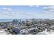 An aerial view showcases the complex with ocean views and community pool at 7700 Porcher Dr. # 3207, Myrtle Beach, SC 29572