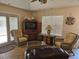 Comfortable living room with wicker chairs, nautical decor, and tile flooring at 927 Edge Dr., North Myrtle Beach, SC 29582