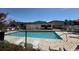 Community pool view featuring a lounge area for relaxing by the pool at 1101 2Nd Ave. N # 403, Surfside Beach, SC 29575