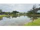 Scenic pond view with surrounding greenery and nearby homes at 130 Puffin Dr. # 2B, Pawleys Island, SC 29585