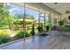 Outdoor living space with patio, garden, and shaded seating area at 226 Red Tail Hawk Loop, Pawleys Island, SC 29585