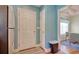 Open-concept kitchen area with adjacent dining space and stainless steel refrigerator at 23 Robert Conway Ct., Georgetown, SC 29440