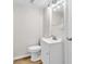 Contemporary bathroom with a modern vanity, updated fixtures, and neutral decor at 301 N Waccamaw Dr. # 311, Garden City Beach, SC 29576