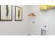 Bright laundry room with open storage space and decorative wall art at 3530 Ashridge Way, Conway, SC 29526