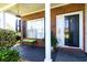 Charming front porch with a bench, perfect for enjoying a quiet morning at 417 Pennington Loop, Myrtle Beach, SC 29588