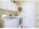 Bright laundry room featuring a modern washer and dryer with ample storage at 417 Pennington Loop, Myrtle Beach, SC 29588