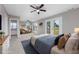 Spacious bedroom with outdoor access and plenty of room to relax in the seating area at 4490 Barcelona Ln., Little River, SC 29566