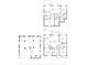 Detailed floor plan showing layout and dimensions of each level, including bedrooms, living areas, and garage at 4490 Barcelona Ln., Little River, SC 29566
