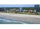 Aerial view of the beach and surrounding condos at 5511 N Ocean Blvd. # 902, Myrtle Beach, SC 29577