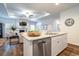 Charming kitchen showcasing granite countertops, stainless steel appliances and an inviting open layout at 640 Mccorkle Place, Conway, SC 29526