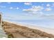 Scenic view of the beach featuring a pier and clear blue skies at 817 S Ocean Blvd. # 201, North Myrtle Beach, SC 29582