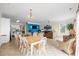 Large living room with an open floor plan and dining area perfect for a relaxing coastal lifestyle at 817 S Ocean Blvd. # 201, North Myrtle Beach, SC 29582