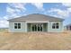 Home's rear exterior features a covered patio and a well-maintained lawn area at 893 Ireland Dr., Longs, SC 29568