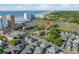 Aerial shot capturing Mariners Cove condos, beach, and a waterway showcasing the coastal lifestyle at 9501 Shore Dr. # B-224, Myrtle Beach, SC 29572