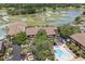 Scenic aerial of Mariners Cove featuring the condos, lush greenery, waterway, and community pool for relaxation at 9501 Shore Dr. # B-224, Myrtle Beach, SC 29572