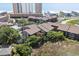 Scenic aerial image featuring the condo complex near the coastline, complete with lush greenery and a pool at 9501 Shore Dr. # B-224, Myrtle Beach, SC 29572