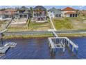 Waterfront houses with boat docks along a channel at 816 Waterton Ave., Myrtle Beach, SC 29579