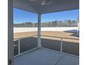 Screened porch overlooking a fenced-in backyard at 2347 King Farm Rd., Aynor, SC 29511