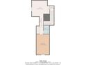 Floor plan of the loft and upper-level bedroom including a bathroom at 2000 Kilkee Dr., Myrtle Beach, SC 29579