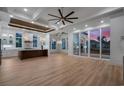 Open living area with hardwood floors, high ceilings and access to the backyard at 933 Bluffview Dr., Myrtle Beach, SC 29579