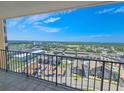 This balcony features a stunning view of the community at 9650 Shore Dr. # 1906, Myrtle Beach, SC 29572