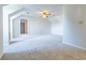 Spacious bedroom with carpet and ceiling fan at 1437 Shoreline Dr., Myrtle Beach, SC 29577